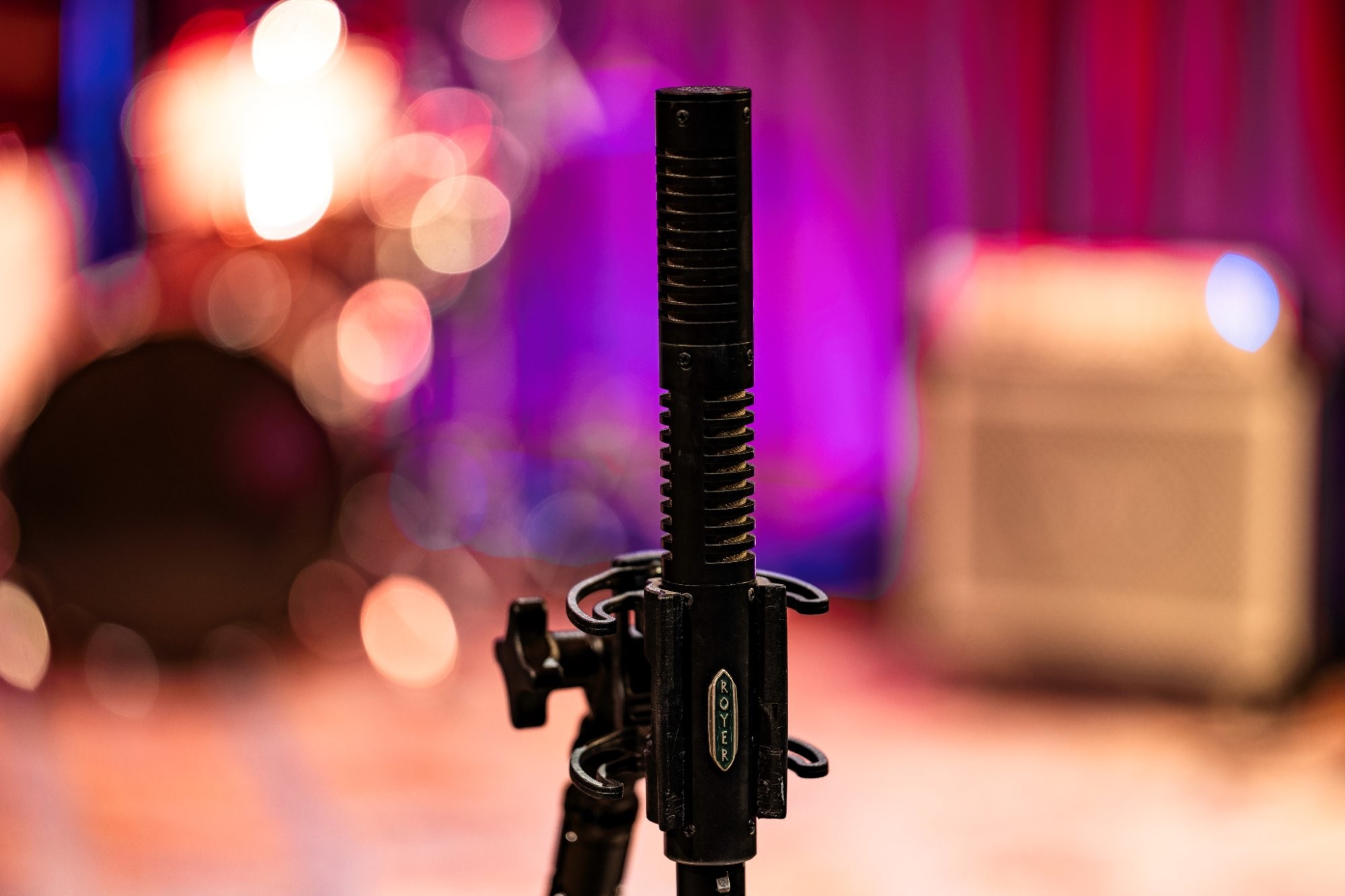 Royer ribbon microphone at Berkeley Street Studios Santa Monica