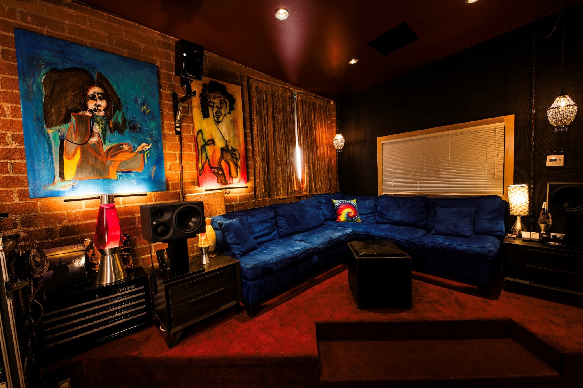 Studio A lounge area at Berkeley Street Studios Santa Monica