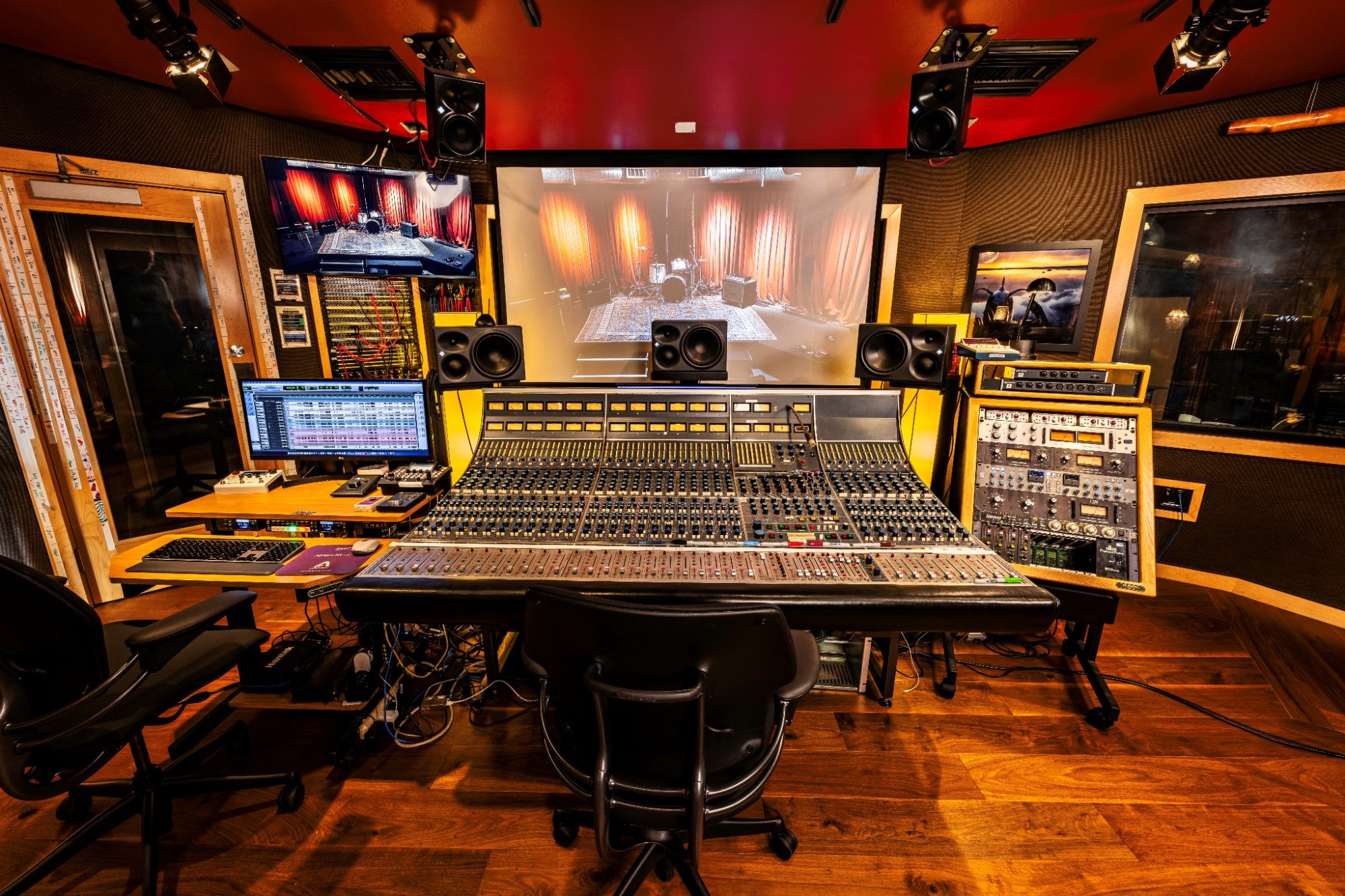 Studio A control room with Neve 8068 MkII console — Berkeley Street Studios