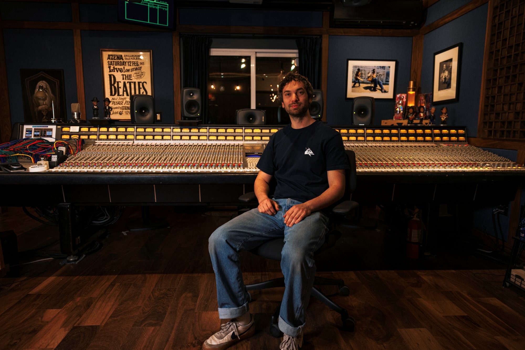 Engineer at Studio M Mix This! console — Berkeley Street Studios Santa Monica
